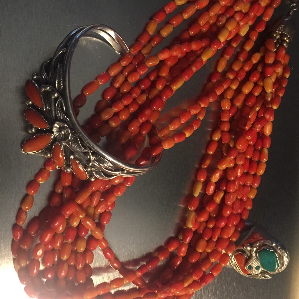 Native Americans set